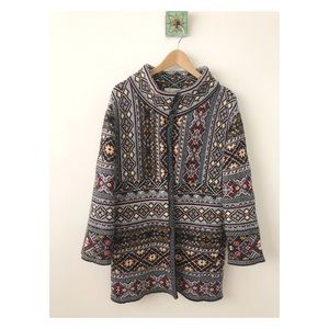 Anthropologie Aldomartins Oslo Sweater Jacket Coat